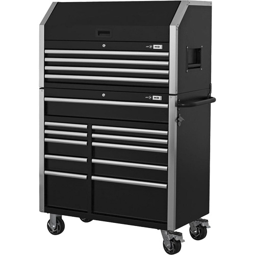 HDCC-4115 HD Series Toolbox Combo, 21-1/2" D x 44-1/5" W x 63-3/10" H, Black Oxymax Inc