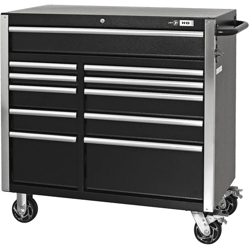 HDCC-4115 HD Series Toolbox Combo, 21-1/2" D x 44-1/5" W x 63-3/10" H, Black Oxymax Inc
