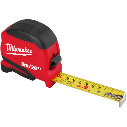 Compact Tape Measure, 1" x 26' Oxymax Inc