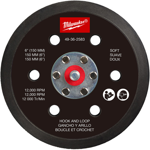 Soft Hook and Loop Sander Backing Pad Oxymax Inc