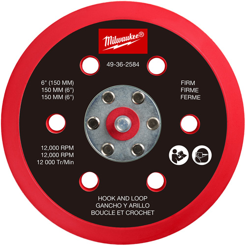 Firm Hook and Loop Sander Backing Pad Oxymax Inc