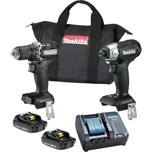 LXT Brushless Sub-Compact 2-Tool Combo Kit, Lithium-Ion, 18 V Oxymax Inc