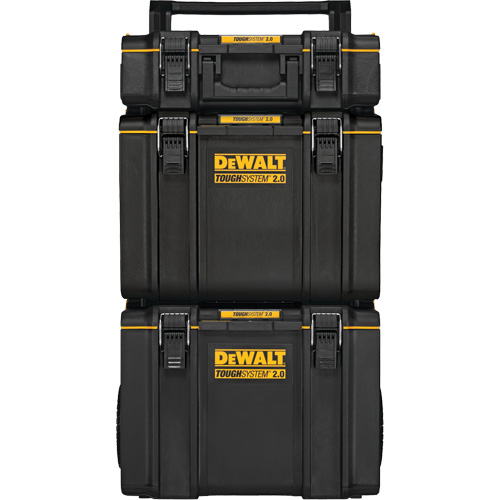 TOUGHSYSTEM&reg; 2.0 Rolling Tower, 24" x 20-2/5" x 34-1/2", Black/Yellow Oxymax Inc