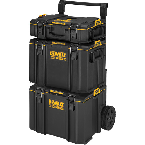 TOUGHSYSTEM&reg; 2.0 Rolling Tower, 24" x 20-2/5" x 34-1/2", Black/Yellow Oxymax Inc