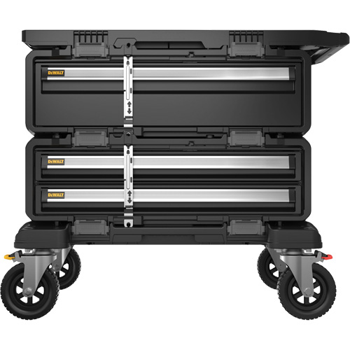 Poste de travail modulaire 4-en-1 TOUGHSYSTEM 2.0 DXL, 34" x 25-4/5" x 30", Noir/Jaune Oxymax Inc