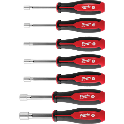 HollowCore Nut Driver Set, 7, Magnetic, Metric Oxymax Inc