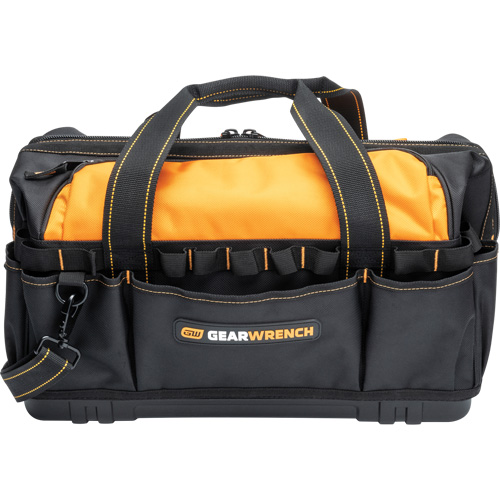 Sac &agrave; outils de 20" pour les professionnels, Nylon, 33 pochettes, Noir/Orange Oxymax Inc