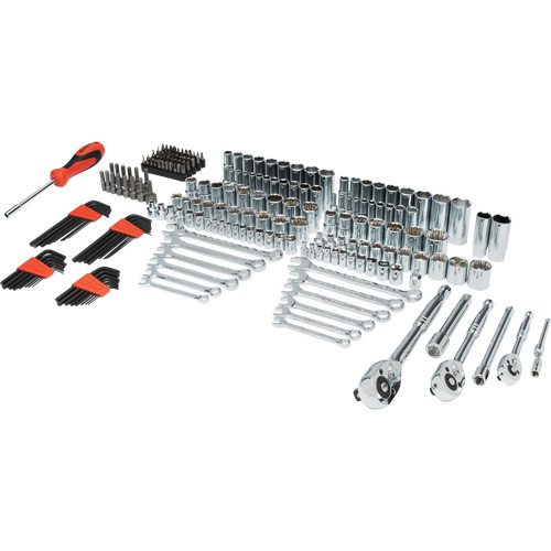 1/4", 3/8" & 1/2" Mechanics Hand Tool Set with 3-Drawer Storage Case Oxymax Inc