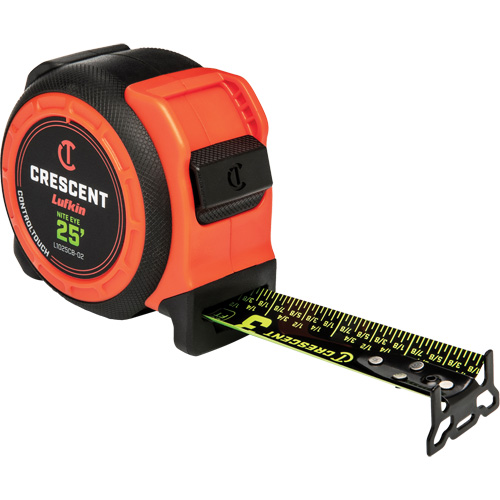  CONTROLTOUCH NITE EYE Tape Measure, 1-3/16" x 25', SAE Graduations Oxymax Inc