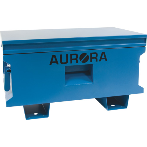 Jobsite Tool Box, 33" x 20-3/10" x 18-3/10", Steel, Blue Oxymax Inc