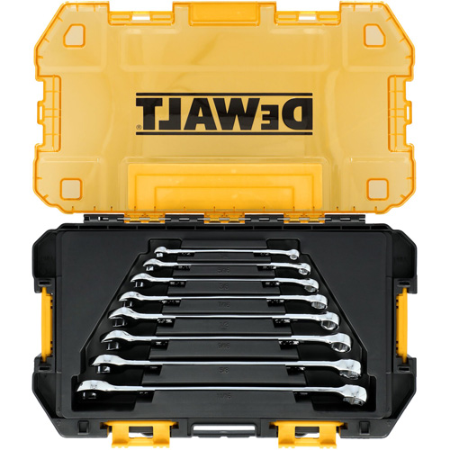 TOUGHSERIES Wrench Set, Combination, 8 Pieces, Imperial Oxymax Inc