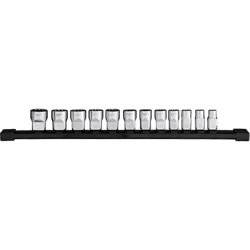 12-Point Metric Socket Set, 12 Pcs, 3/8" Drive Size Oxymax Inc