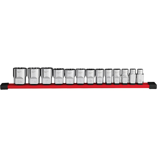 Jeu de douilles SAE &agrave; 12 pans, 13 Mcx, Prise de 1/2" Oxymax Inc