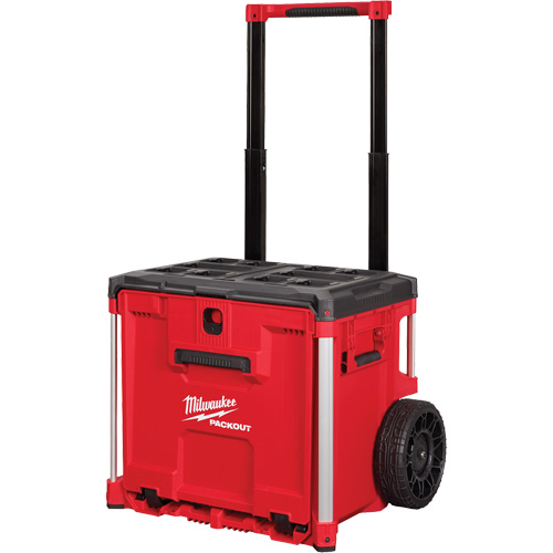 PACKOUT Rolling Drawer Tool Box, 19" x 24" x 20", Black/Red Oxymax Inc
