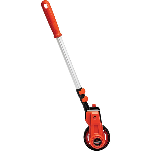 Roue de mesure &agrave; axe central SAE , 4"/10,16 cm, Gamme de 3047,97 m, Pouces/pieds Oxymax Inc