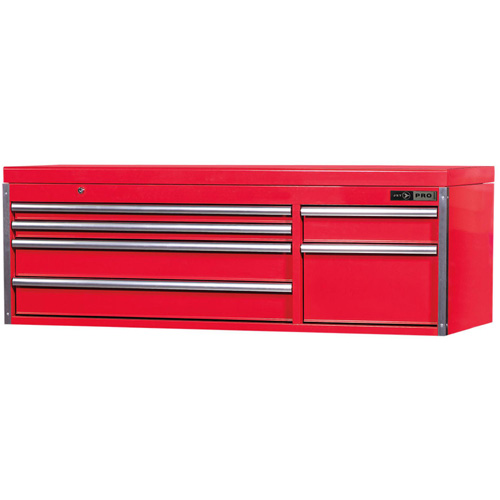 PMC5606 Pro Series Mechanics Chest, 55-1/2" W, 6 Drawers, Red Oxymax Inc