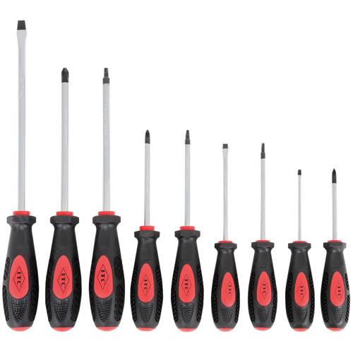 IESD-9S Ergonomic Screwdriver Set, 9 Pcs., Magnetic Oxymax Inc