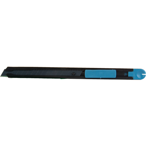 Couteau d'usage g&eacute;n&eacute;ral de 9 mm , Acier inoxydable, Prise en Plastique Oxymax Inc