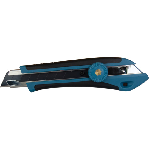 Couteau professionnel de 18 mm, Acier inoxydable, Robuste, Prise en Caoutchouc Oxymax Inc