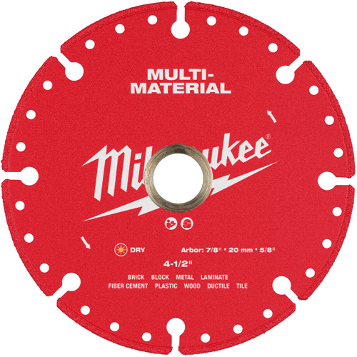 Lame diamant&eacute;e multimat&eacute;riaux Oxymax Inc