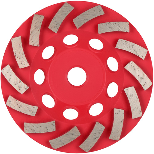 Meule boisseau diamant&eacute;e &agrave; 14 segments Turbo DIAMOND MAX Oxymax Inc