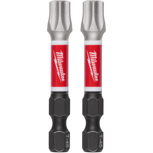 SHOCKWAVE Impact Duty Insert Bits, Torx, T-45 Oxymax Inc