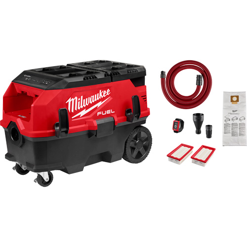 M18 FUEL PACKOUT 9 Gallon Dual-Battery Dust Extractor with VACLINK, 27-3/4" x 16-3/4" x 19" Oxymax Inc