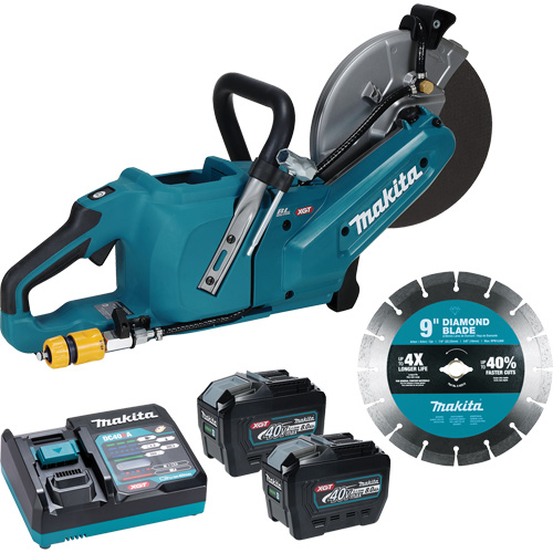 Tronçonneuse &agrave; meule &eacute;lectrique 40?V?max XGT sans balais avec trousse de batteries 8,0?Ah , 9", 40 V Oxymax Inc