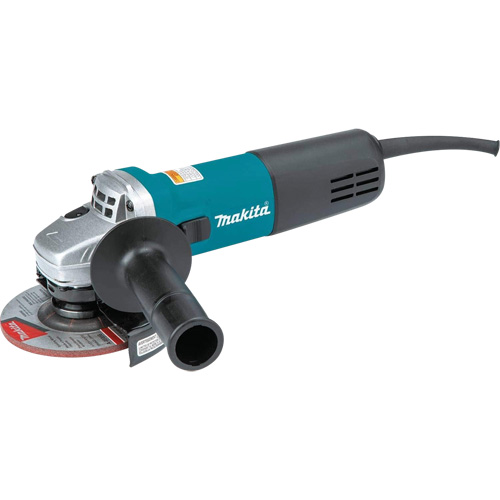 Meuleuse angulaire avec interrupteur de pouce c.a./c.c., 4-1/2", 120 V, 7,5 A, 11000 Tr/min Oxymax Inc