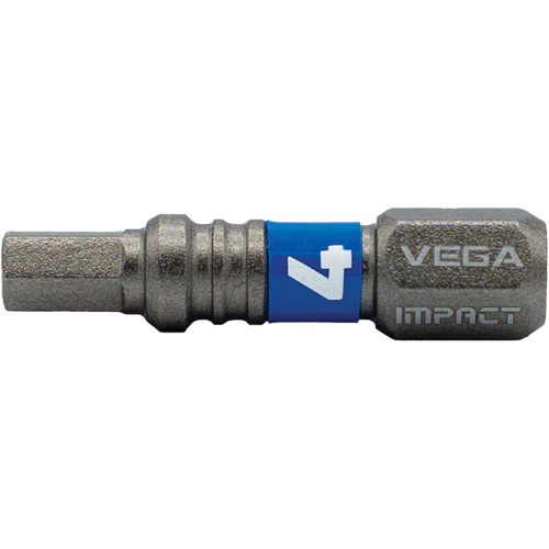 Impactech&reg; Insert Bit, Hex, 4 mm, 1/4" Drive Oxymax Inc