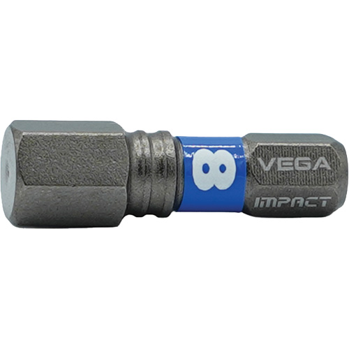 Impactech&reg; Insert Bit, Hex, 8 mm, 1/4" Drive Oxymax Inc