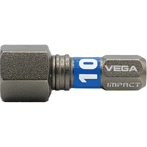 Embout Impactech, Hexagonale, 10 mm, Prise 1/4" Oxymax Inc
