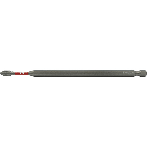Impactech&reg; Power Bit, Phillips, #2 Tip, 1/4" Drive Size, 6" Length Oxymax Inc