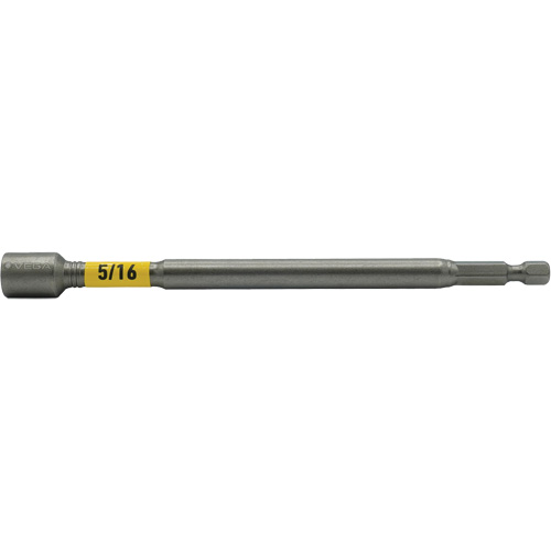 Impactech&reg; Nut Driver, 5/16" Tip, 1/4" Drive, 6" L, Magnetic Oxymax Inc