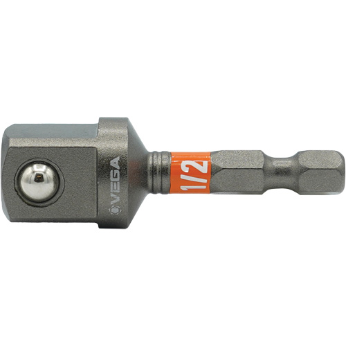 Impactech&reg; Impact Socket Adapter, 1/4" Drive Size, 1/2" Male Size, 2" L Oxymax Inc