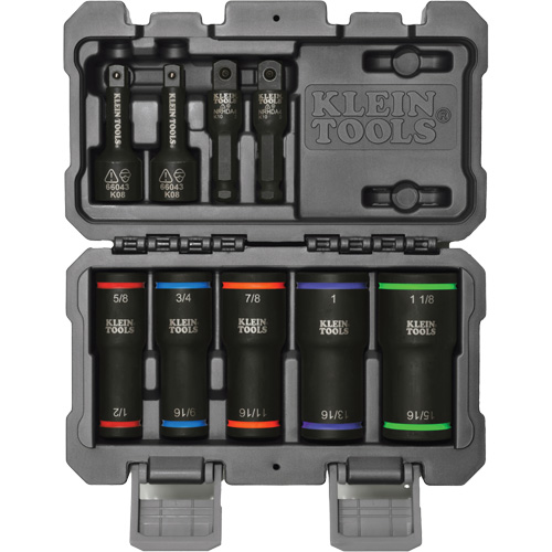 2-in-1 Impact Flip Socket Set, 5 Pcs, Impact Oxymax Inc