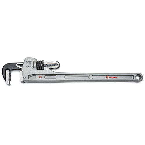 Pipe Wrench, 3-1/2" Jaw Capacity, 24" Long, Powder Coated Finish, Ergonomic Handle Oxymax Inc