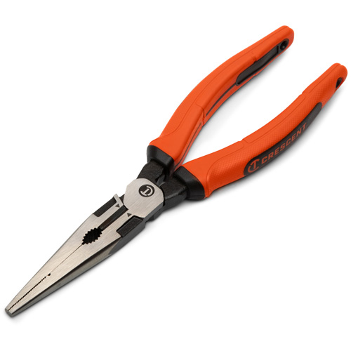 Z2 Long Nose Plier with Dual Material Grip Rawhide Handle, 8" L Oxymax Inc