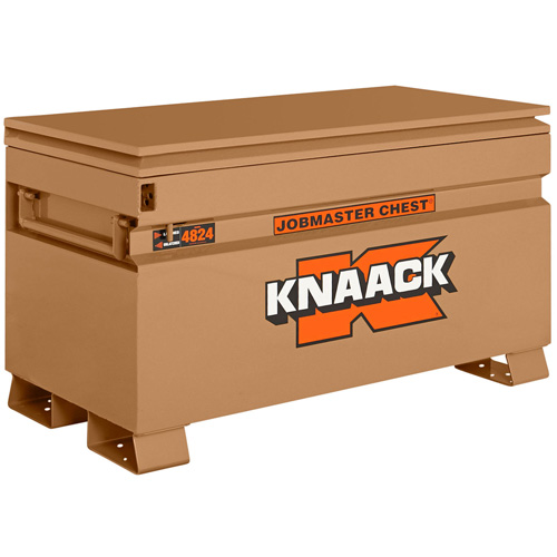 Coffre de chantier mod&egrave;le 4824 avec cadenas, 48" x 24" x 28-1/2", Acier, Havane Oxymax Inc