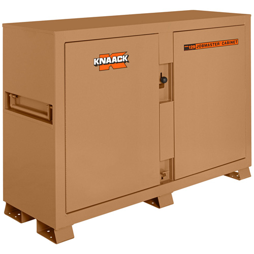 Model 129 Bin Storage Cabinet with Padlock, Steel, 48 Cubic Feet, Tan Oxymax Inc