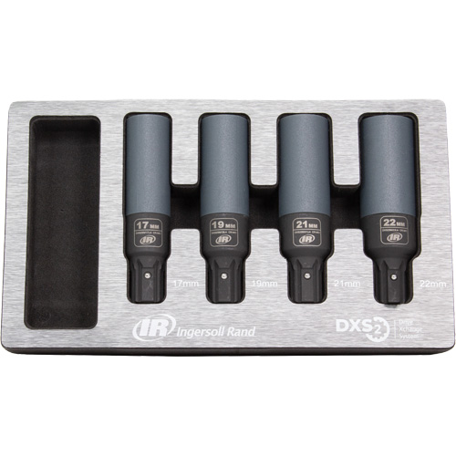 Metric Lug Nut Impact Socket Set, 4 Pcs, Impact Oxymax Inc