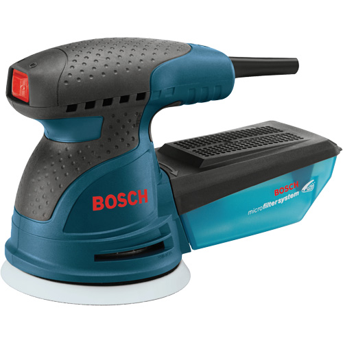 Single-Speed Palm Random Orbit Sander/Polisher, 5" Sand Paper, 2.5 A, 120 V Oxymax Inc