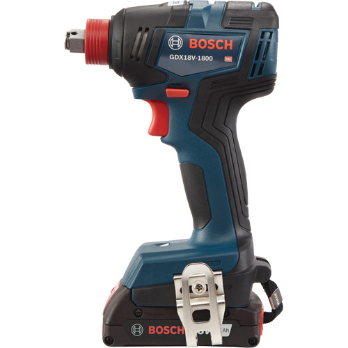 Ensemble visseuse/cl&eacute; &agrave; chocs 2-en-1 pour embouts et douilles, 1/2", 1800 lb-po Couple max., 18 V, Lithium-ion Oxymax Inc