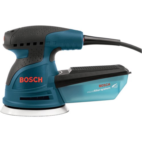 Palm Random Orbit Sander/Polisher, 5" Sand Paper, 2.5 A, 120 V Oxymax Inc