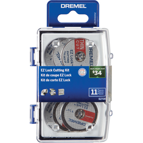 Micro trousse d'accessoires rotatifs de d&eacute;coupe EZ Lock Oxymax Inc