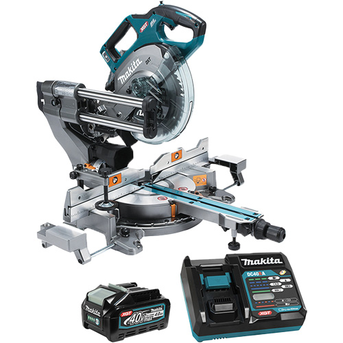 XGT Brushless Dual Compound Mitre Saw with AWS Oxymax Inc