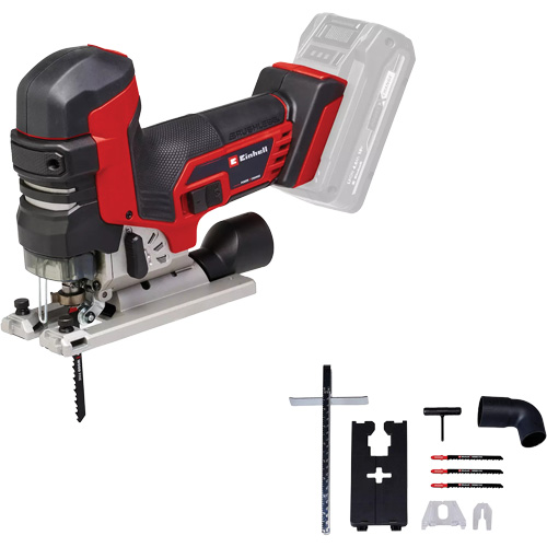 Professional Variable Speed Cordless Jigsaw with Barrel Grip (Tool Only), 18 V, Lithium-Ion, 0-3500 SPM, 1-1/32" Stroke Length Oxymax Inc