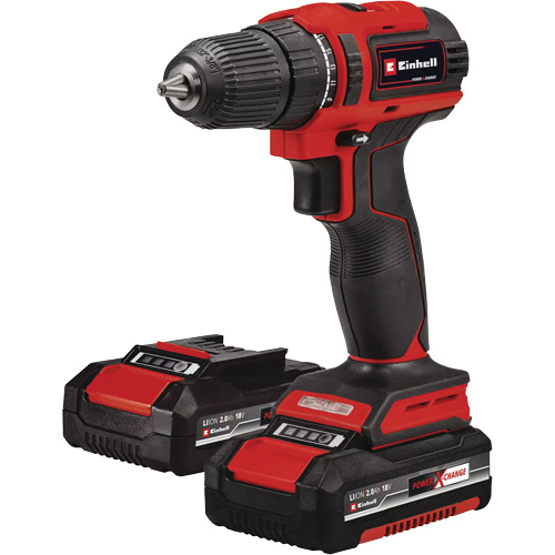 Ensemble perceuse sans fil, Lithium-ion, 18 V, Mandrin 3/8", Couple 354 lb-po Oxymax Inc