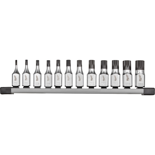 Bit Socket Set with FOUR FLAT sides, Triple Square, 3/8" Drive, 12 Pcs Oxymax Inc