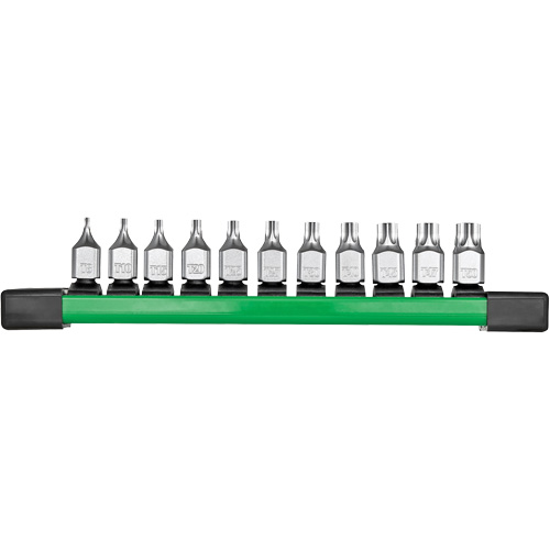 Jeu de douilles &agrave; embouts &agrave; profil bas, Torx, Prise 1/4", 11 mr Oxymax Inc